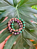 Green Aventurine & Hematite bracelet (one)