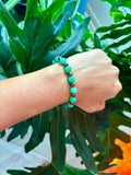 Green Aventurine & Hematite bracelet (one)