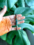 Turquoise - Garnet - Hemalite bracelet