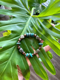 Turquoise - Hematite - Labradorite Bracelet