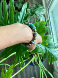 Turquoise - Hematite - Labradorite Bracelet