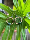 Turquoise - Hematite - Jasper  Earrings