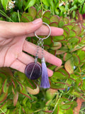Fluorite keychain