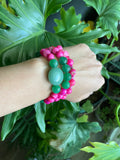 Green Aventurine and Agate Bracelet set