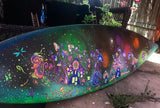 Mushroom Universe Surfboad Art