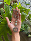 Amazonite & Jasper Tree of life necklace