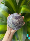 Lepidolite sphere