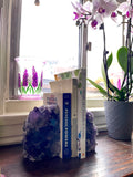 Amethyst bookends