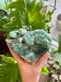 Polished Fluorite heart