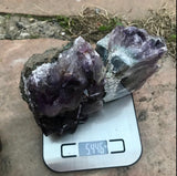 Amethyst bookends