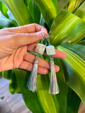 Blue Aragonite earrings