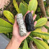 Black Tourmaline & White Sage