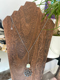 Blue Aragonite necklace