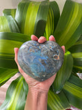 Polished Labradorite Heart