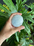 Blue Calcite Palmstone ki