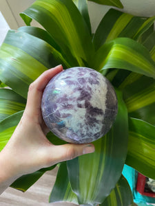 Lepidolite sphere