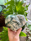 Polished Fluorite heart