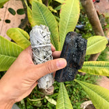 Black Tourmaline & White Sage