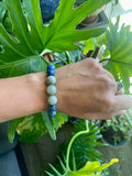 Labradorite & Howlite bracelet