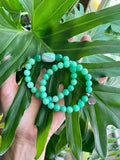 Agate and Aventurine bracelet set