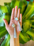 Blue Aragonite earrings