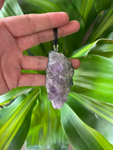 Rough Amethyst Necklace