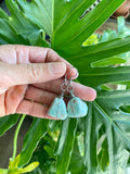 Blue Aragonite earrings