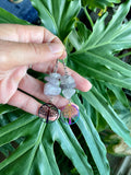 Amethyst and Tree of life earrings