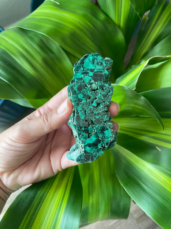 Malachite slice