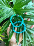 Amazonite and Aventurine bracelets