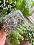 Polished Labradorite cutbase