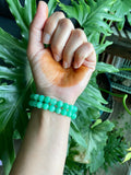 Blue Aragonite & Green Aventurine Bracelets