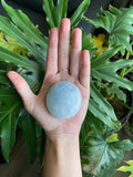 Blue Calcite Palmstone ki