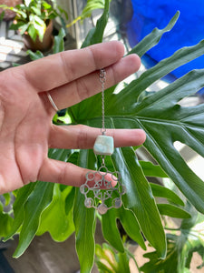 Blue Aragonite necklace