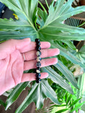 Obsidian and Agate Bracelet