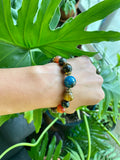 Agate - Tigers Eye - Carnelian - Jasper bracelet