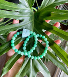 Blue Aragonite & Green Aventurine Bracelets