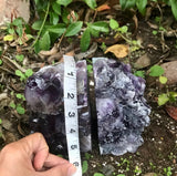 Amethyst bookends