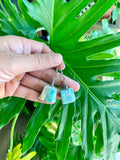 Blue Aragonite Earrings