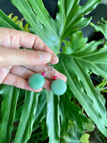 Green Aventurine & Agate Earr