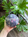 Lepidolite sphere