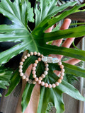 Blue Aragonite & Moonstone and Jasper Bracelets