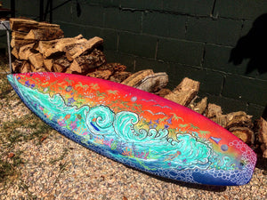 California Surfboard Art