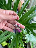 Rough Ruby Earrings