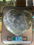 Polished Labradorite Heart