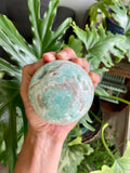 Blue Caribbean Calcite Sphere