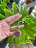 Fluorite & Red Ruby Necklace