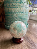 Blue Caribbean Calcite Sphere