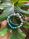 Jasper ~ Agate ~ Amazonite ~ Howlite bracelet