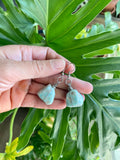 Blue Aragonite earrings